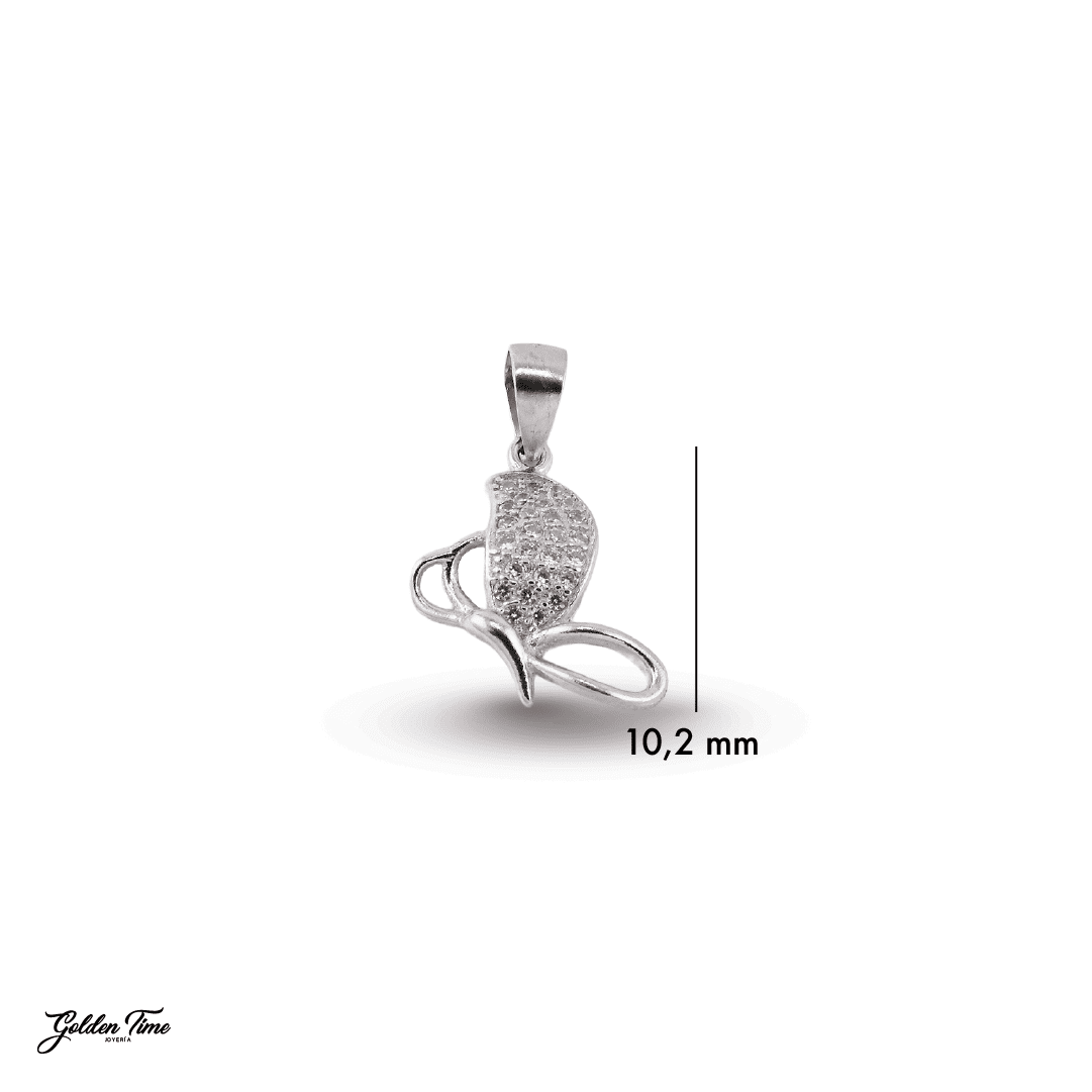 DIJE MARIPOSA GLAMOUR CALADA