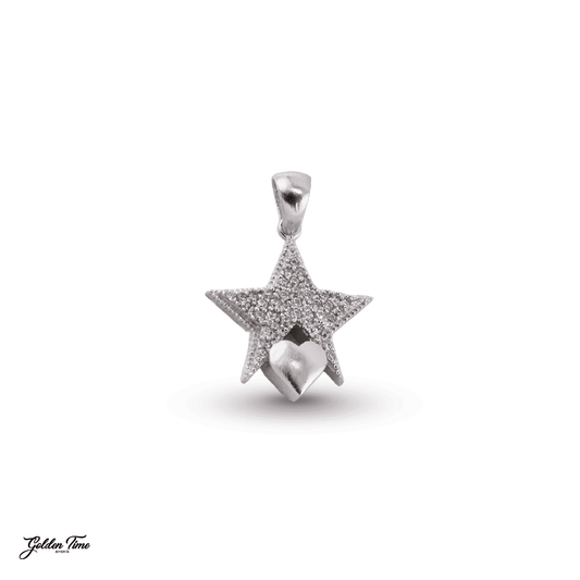 DIJE ESTRELLA DE LUZ CON CORAZÓN