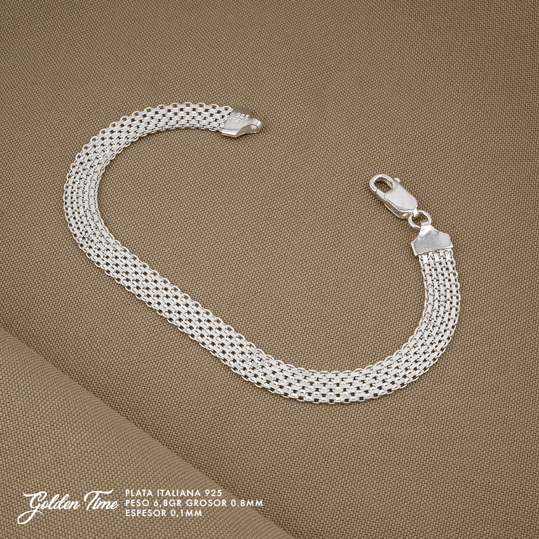 PULSERA CHINESCA PESO 6,8 GR GROSOR 0,8 MM