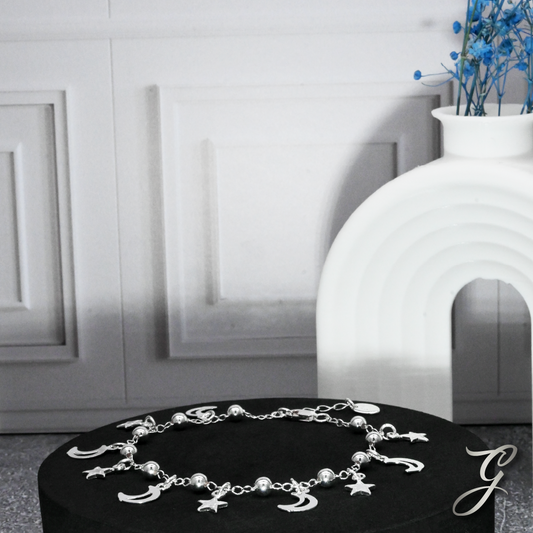 PULSERA LUNA ESTRELLA ORBITA
