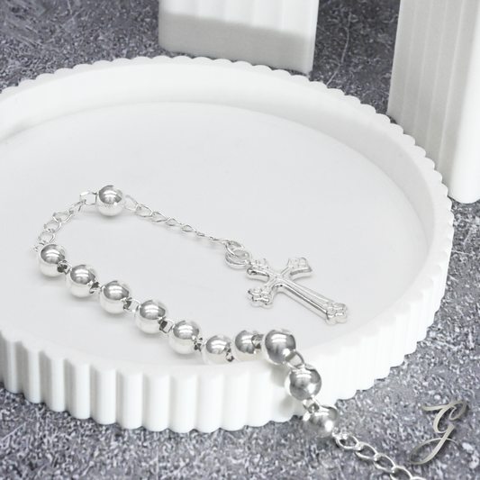 PULSERA DENARIO PLATINO
