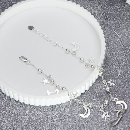 PULSERA LUNA ESTRELLA ORBITA