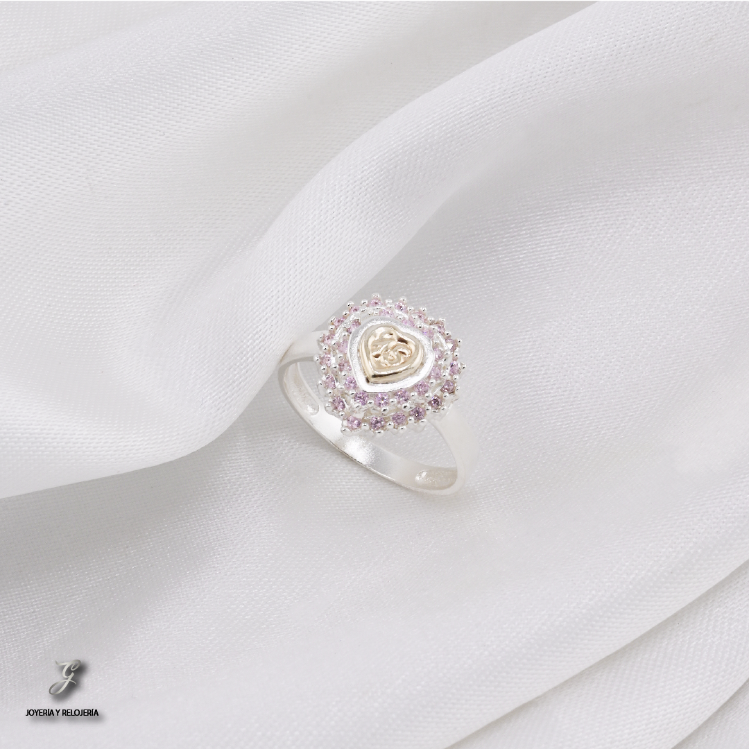 ANILLO DE XV AÑOS ROSÉ 01