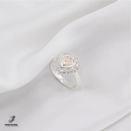 ANILLO DE XV AÑOS ROSÉ 01