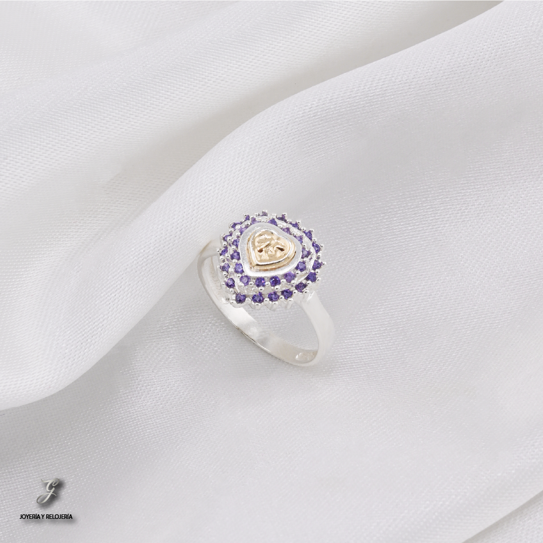 ANILLO DE XV AÑOS ROSÉ 01