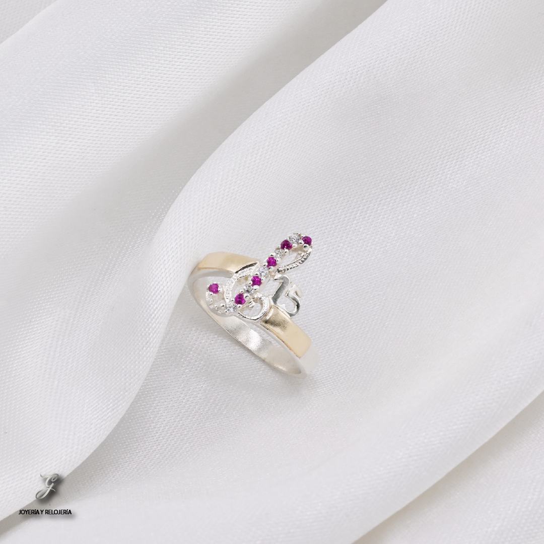 ANILLO DE XV AÑOS MELODÍA DE VIDA 33