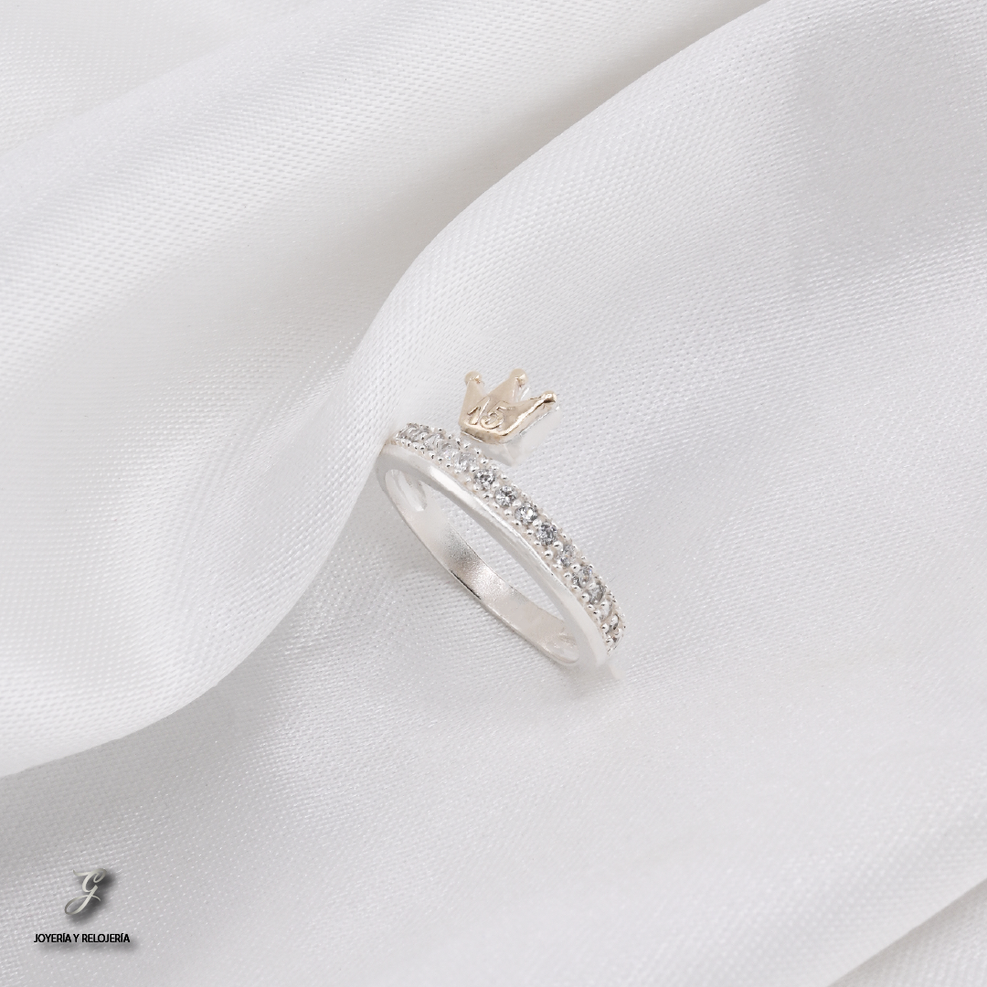 Anillo de XV Años Corona 02