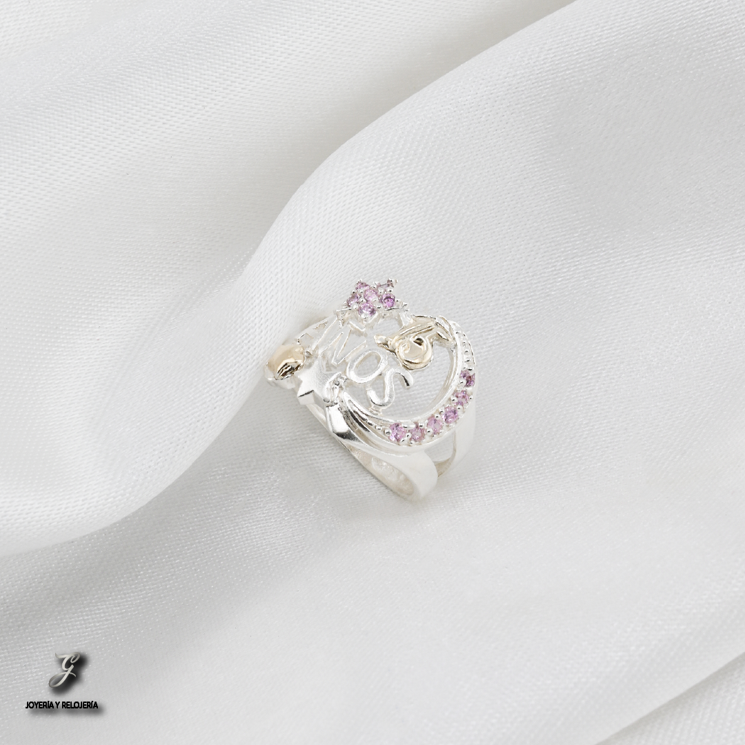 ANILLO DE XV AÑOS LUNA MÁGICA 10