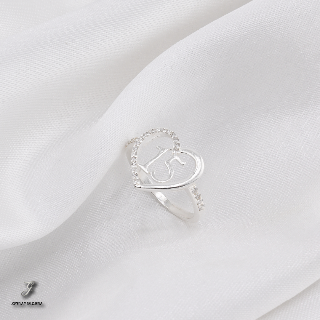 ANILLO DE XV AÑOS CORAZÓN ABIERTO 01