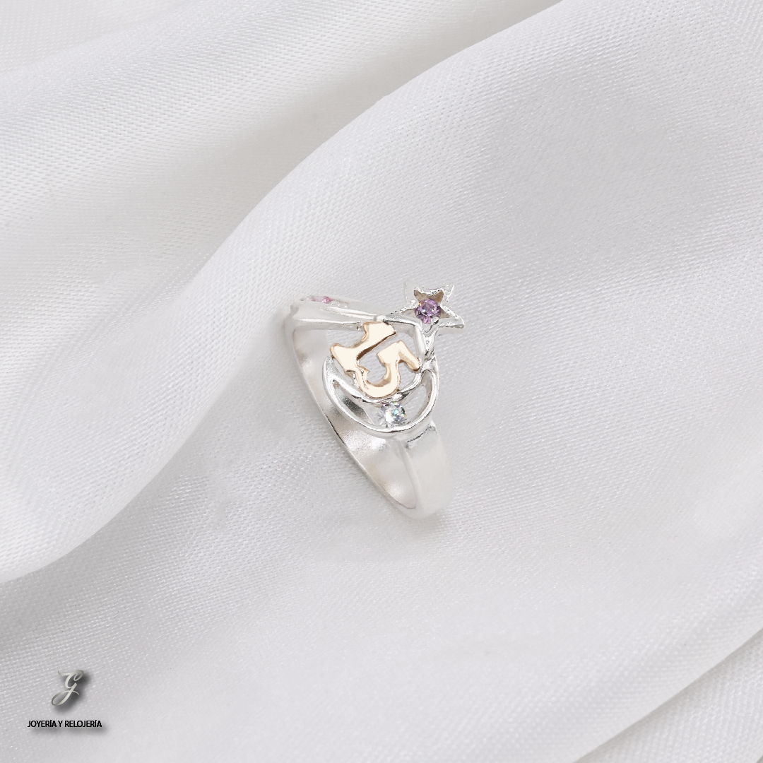 ANILLO DE XV AÑOS LUNA CELESTIAL 30