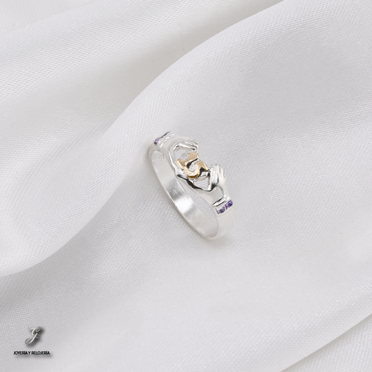 ANILLO DE XV AÑOS MANOS DE AMOR 25