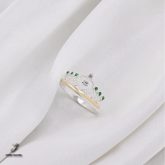 ANILLO CORONA TIERRA 10