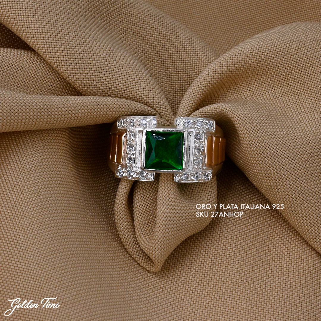 ANILLO PIEDRA VERDE