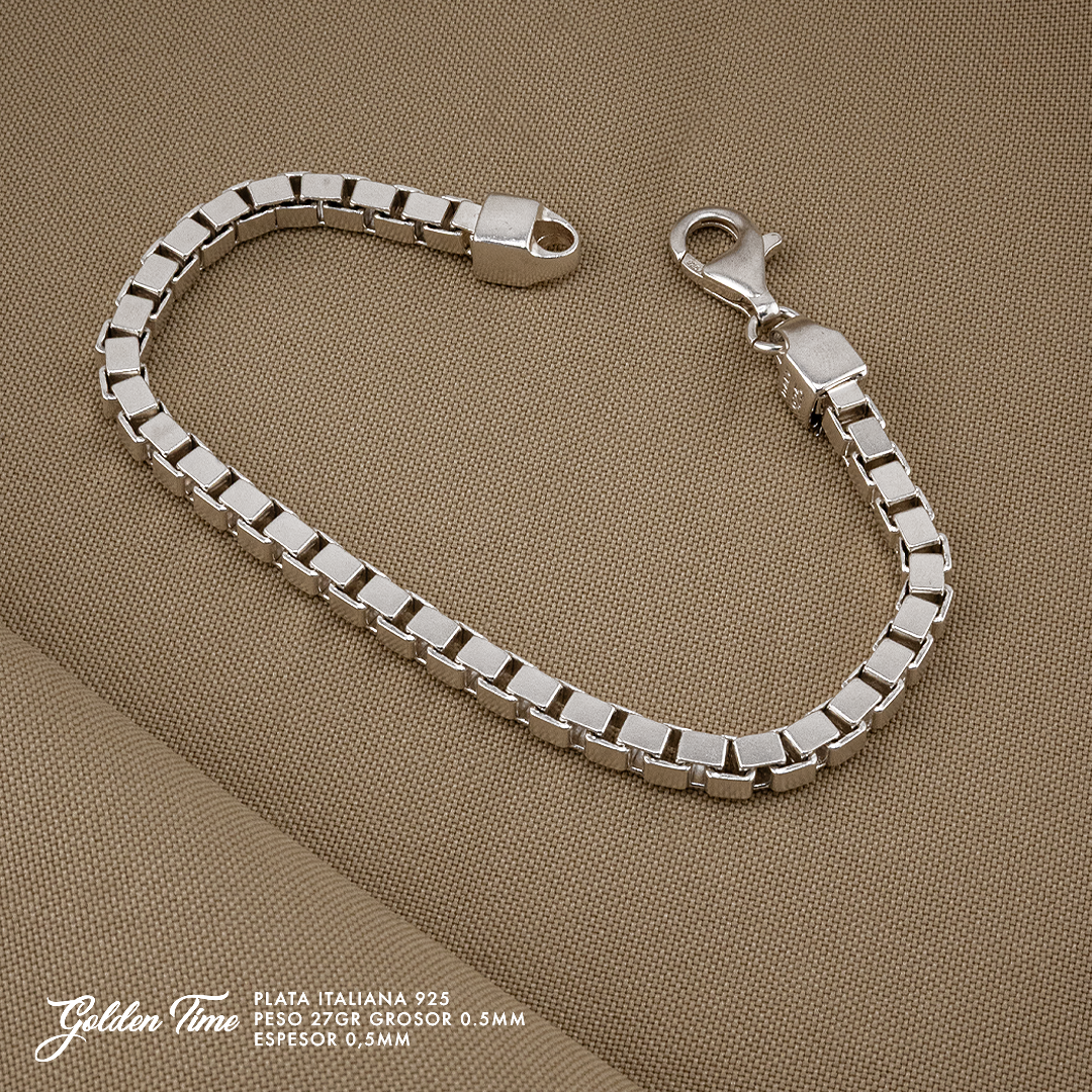 PULSERA VENECIANA PESO 27 GR GROSOR 0,5 MM
