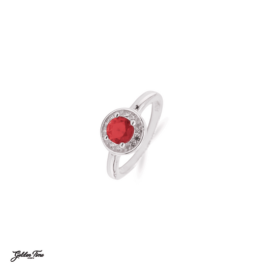 ANILLO RUBÍ DESTELLO