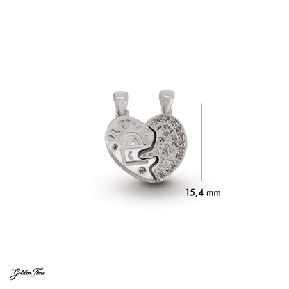 DIJE CORAZÓN LOCK & KEY