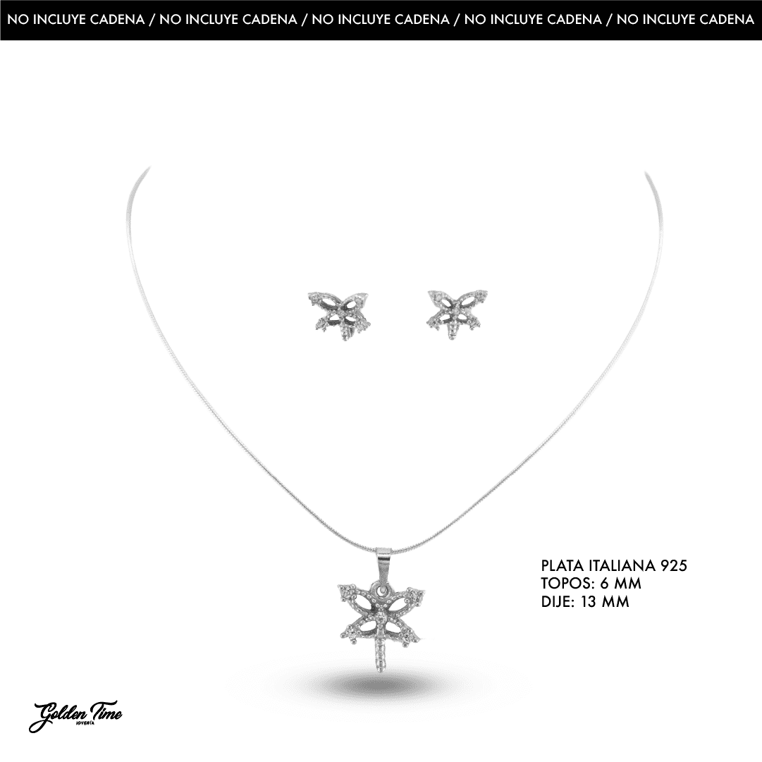 JUEGO LIBÉLULA CRISTAL