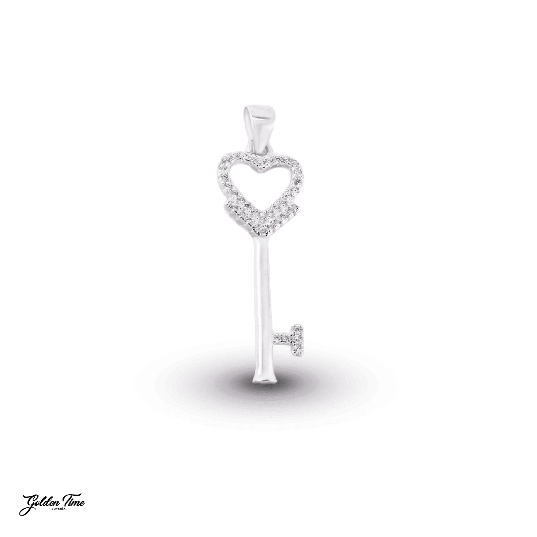 DIJE LLAVE CORAZÓN