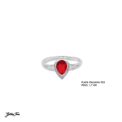 ANILLO RUBÍ GOTA