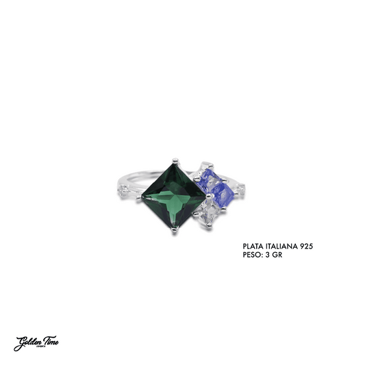 ANILLO GEMAS DÚO