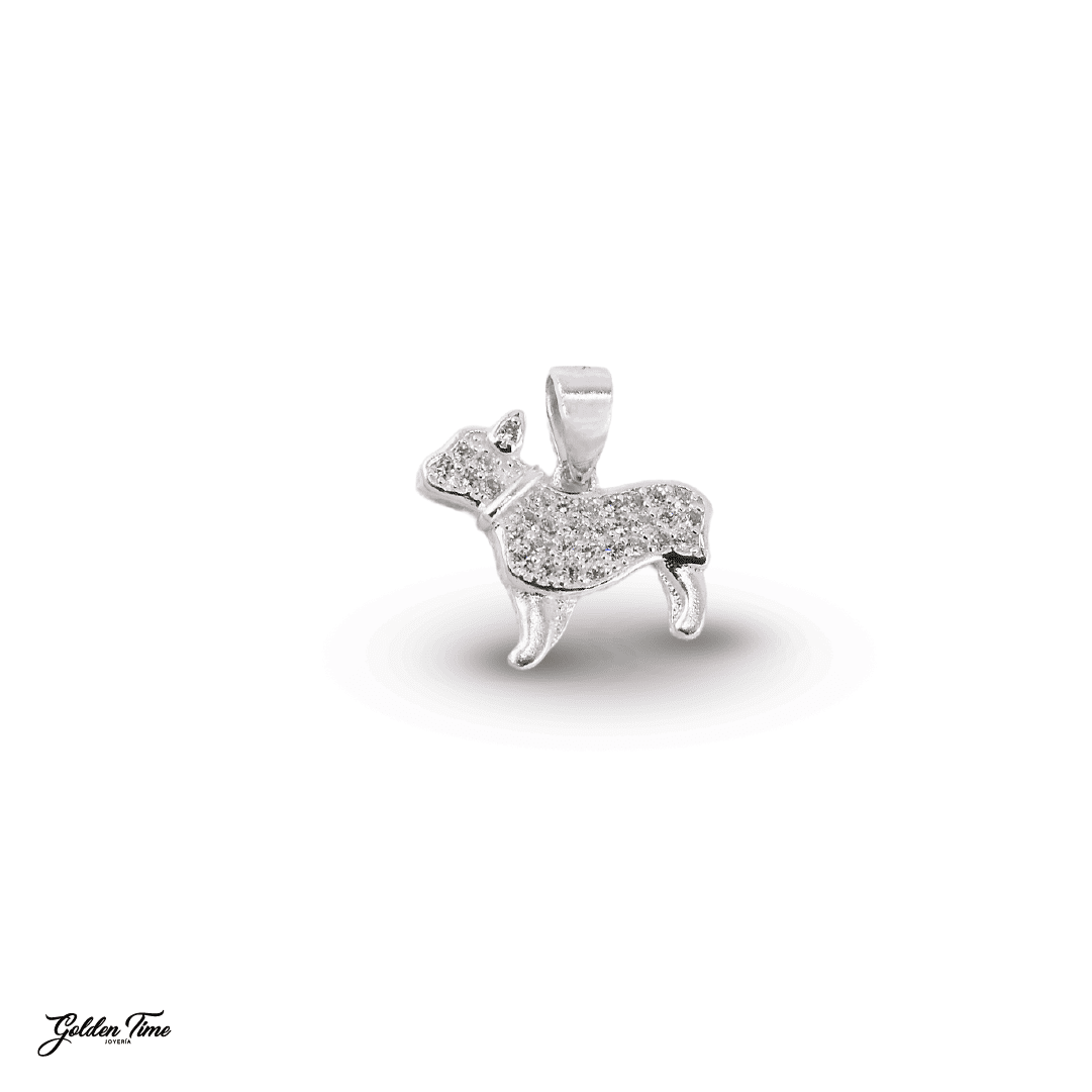 DIJE BULLDOG "GUARDIÁN DE CRISTAL"