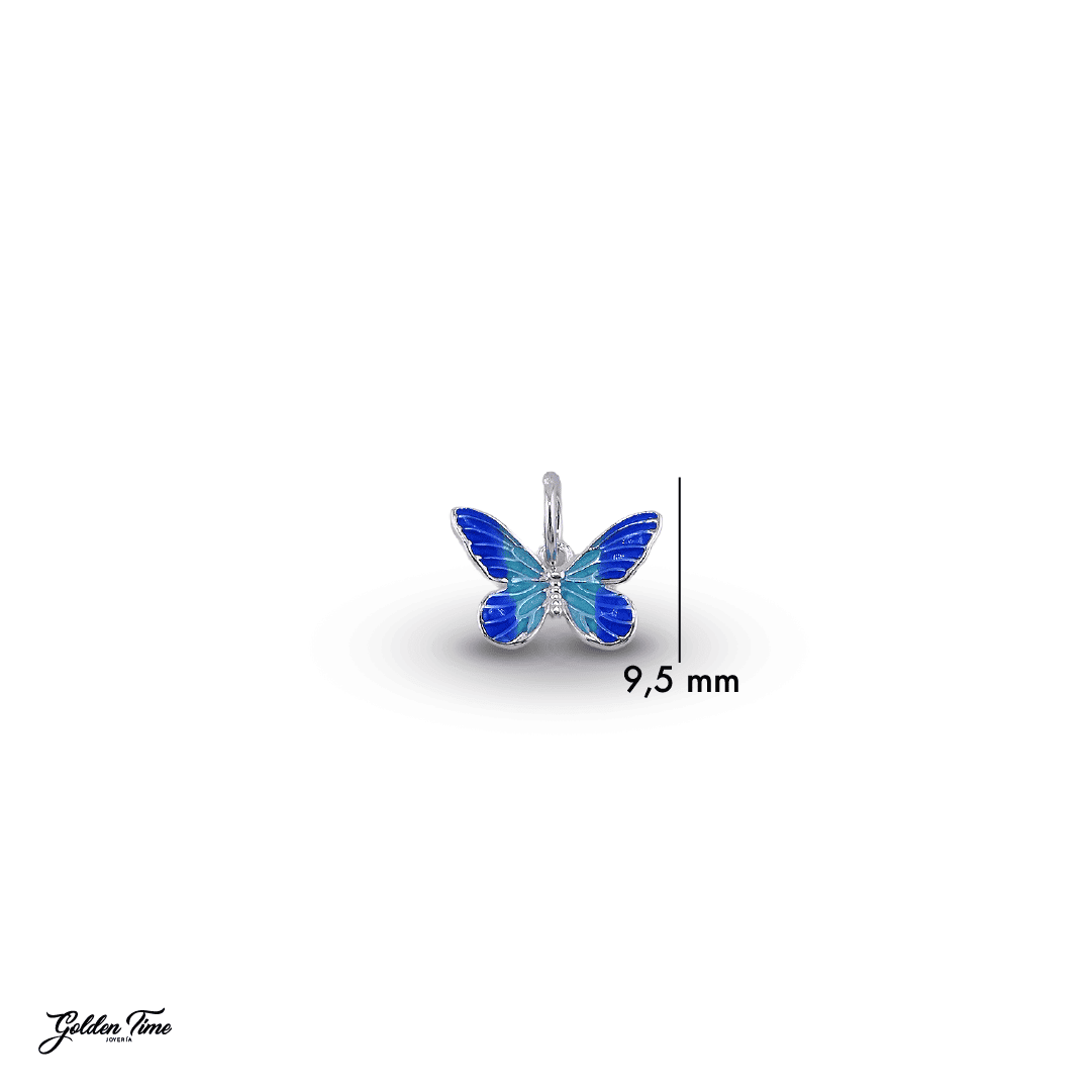 DIJE MINI MARIPOSA CELESTE