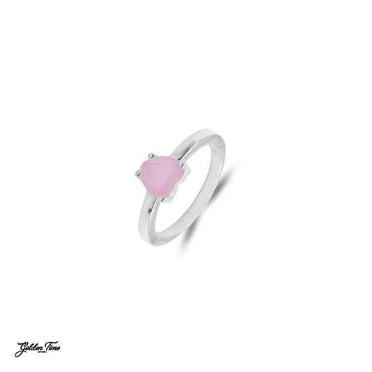 ANILLO CORAZÓN ROSA