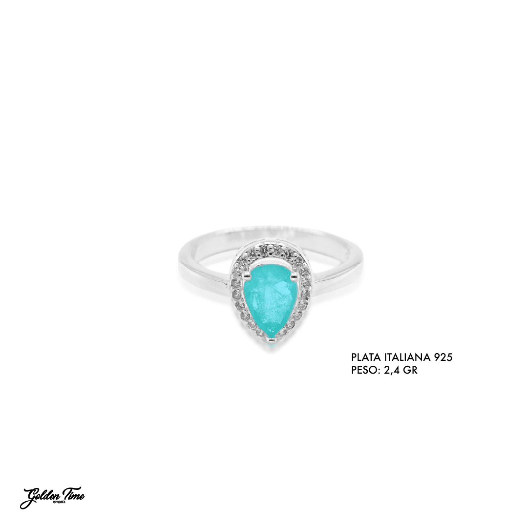 ANILLO GOTA JADE
