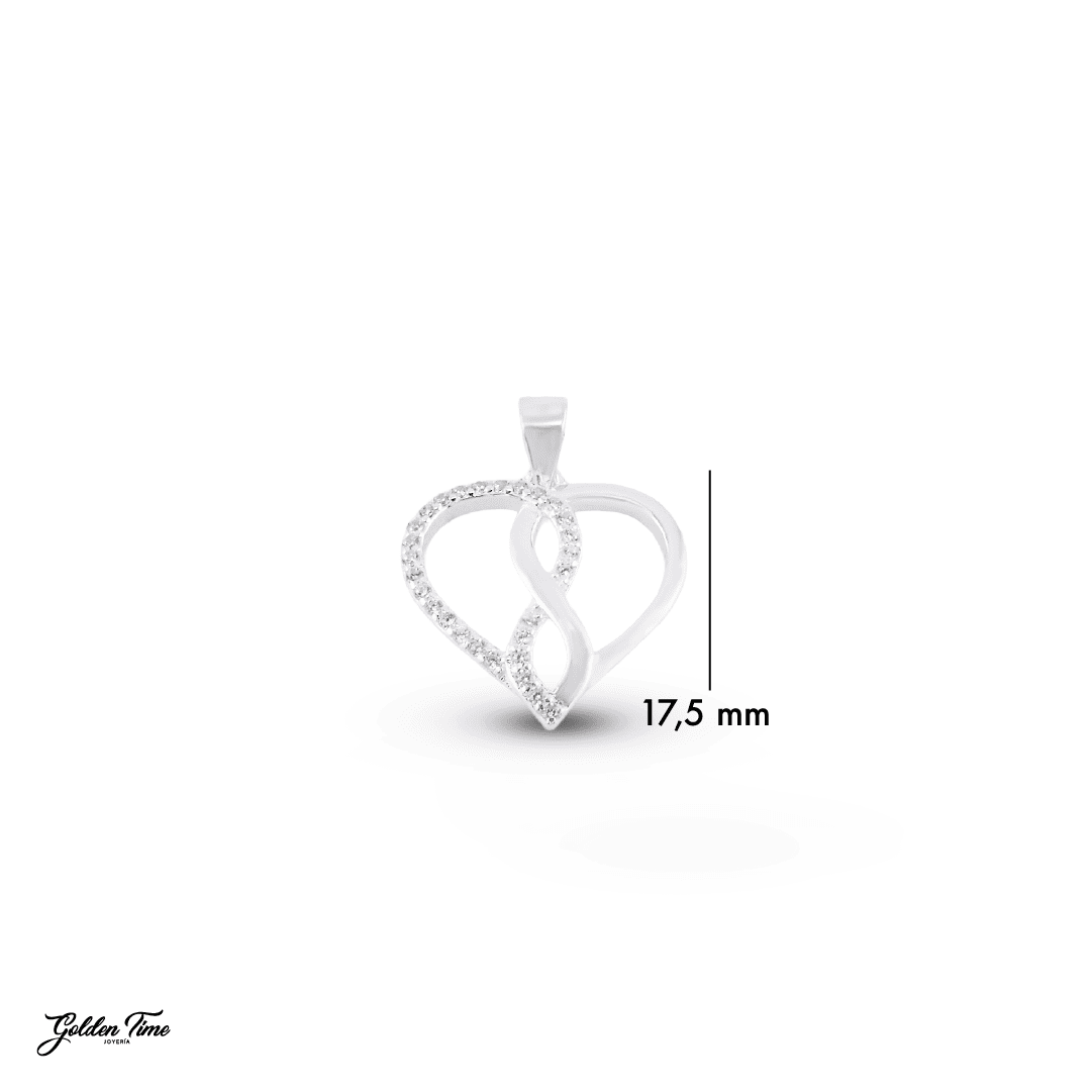 DIJE CORAZÓN INFINITO