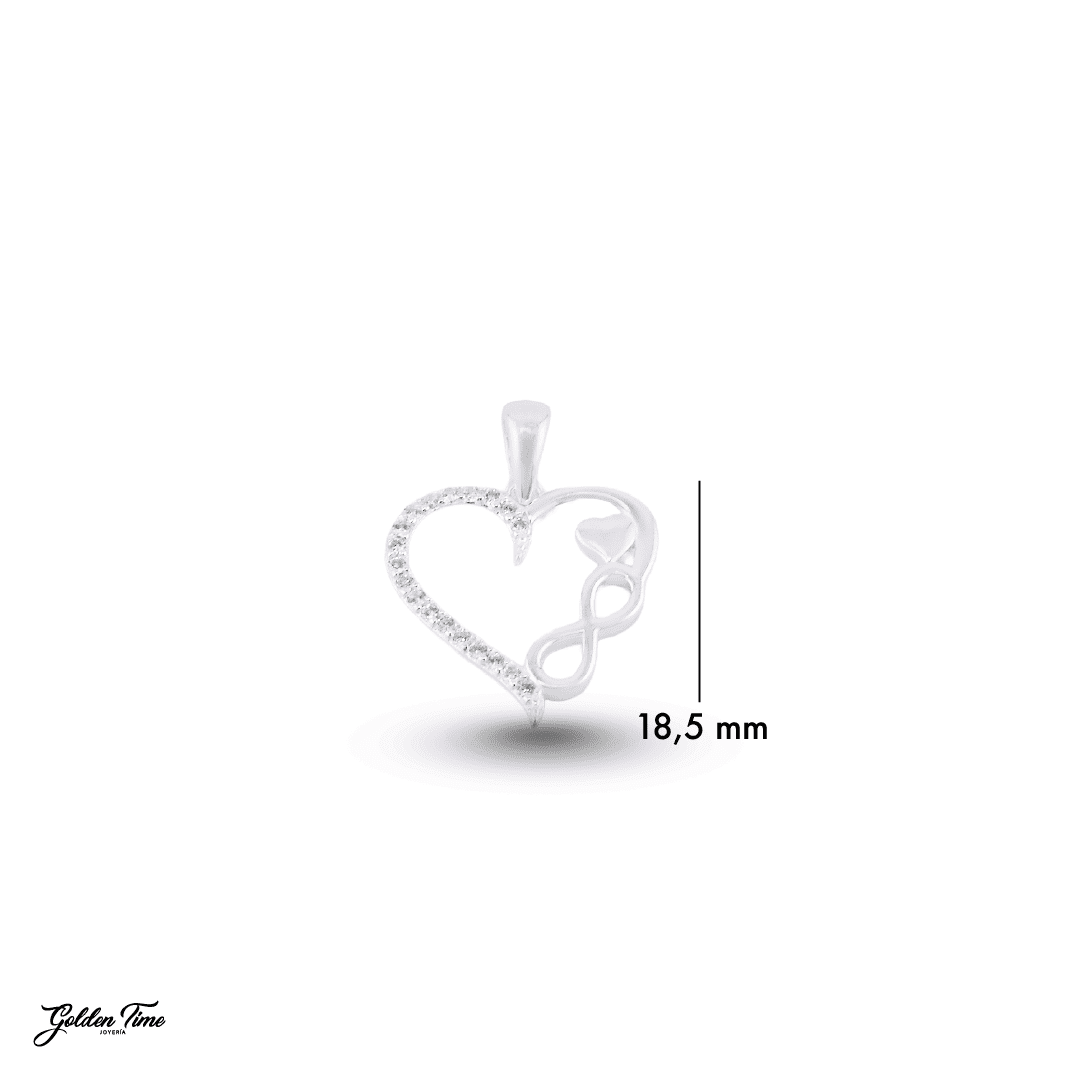 DIJE CORAZÓN INFINITO