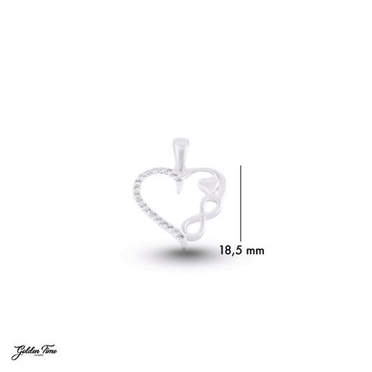 DIJE CORAZÓN INFINITO