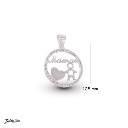 DIJE MEDALLA "AMOR DE MAMÁ"