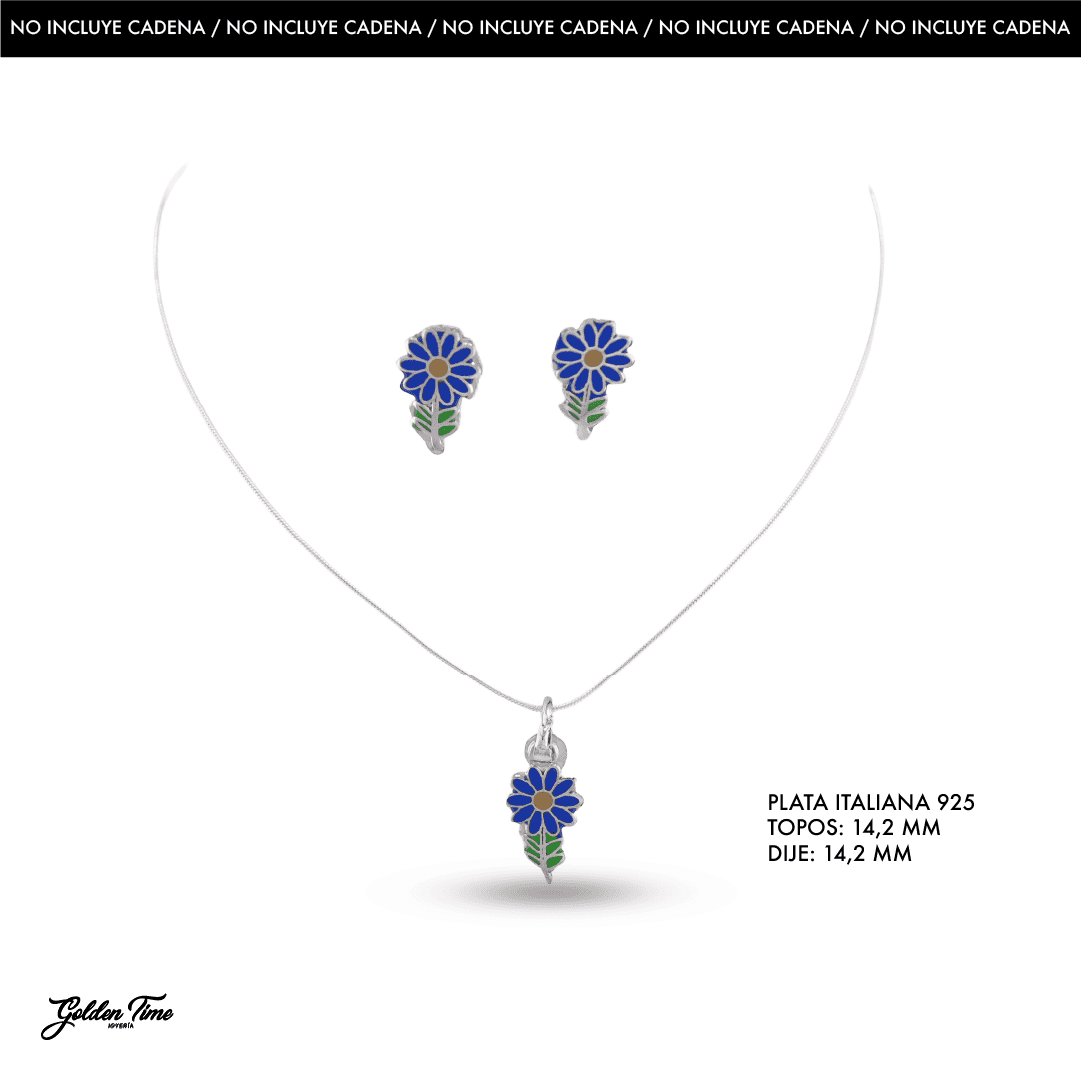 JUEGO FLOR BLUE