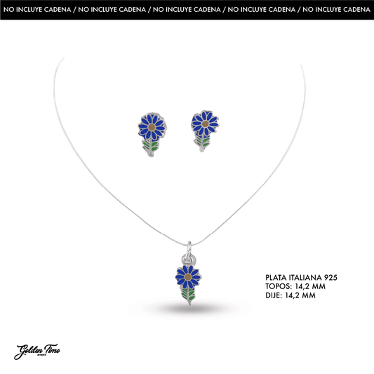 JUEGO FLOR BLUE