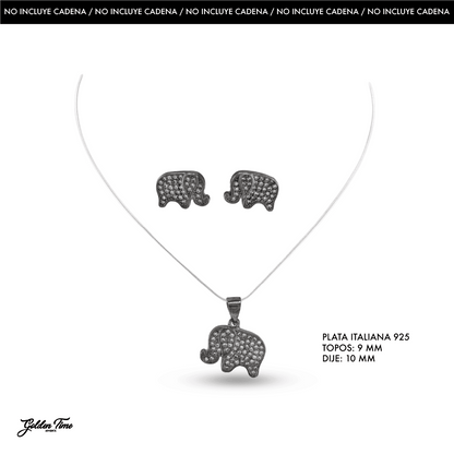 JUEGO ELEFANTE ENVEJECIDO