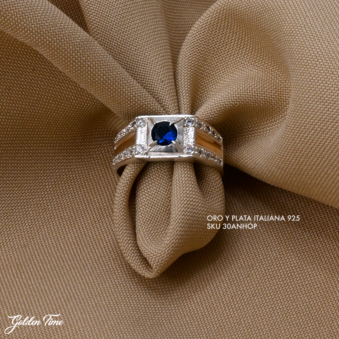 ANILLO PIEDRA AZUL