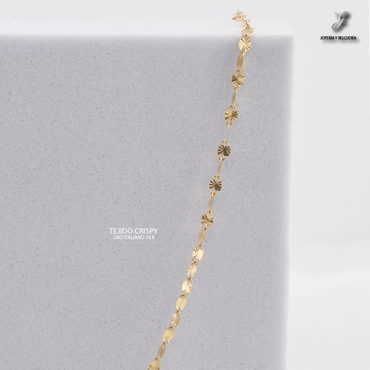 CADENA TEJIDO CRISPETA (CONFETTI)