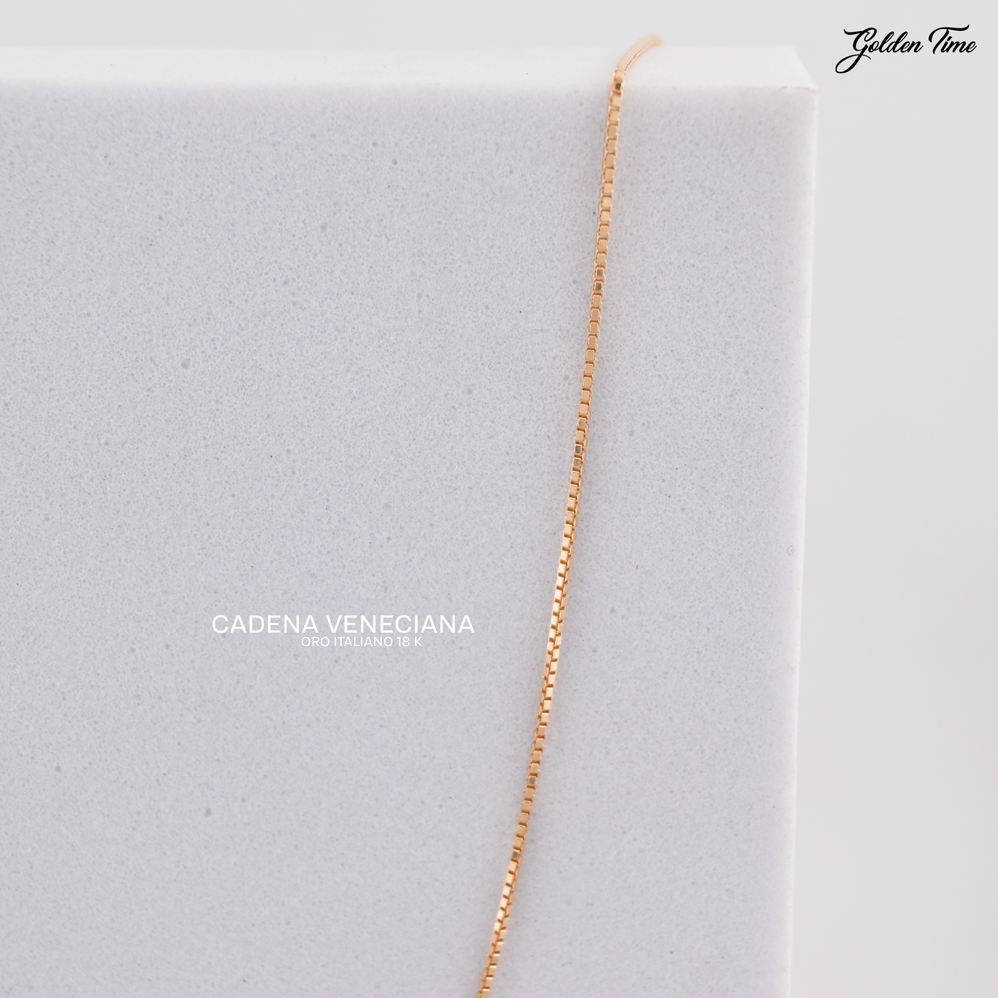 CADENA VENECIANA PESO 2,3 GR 50 CM 0,7 MM