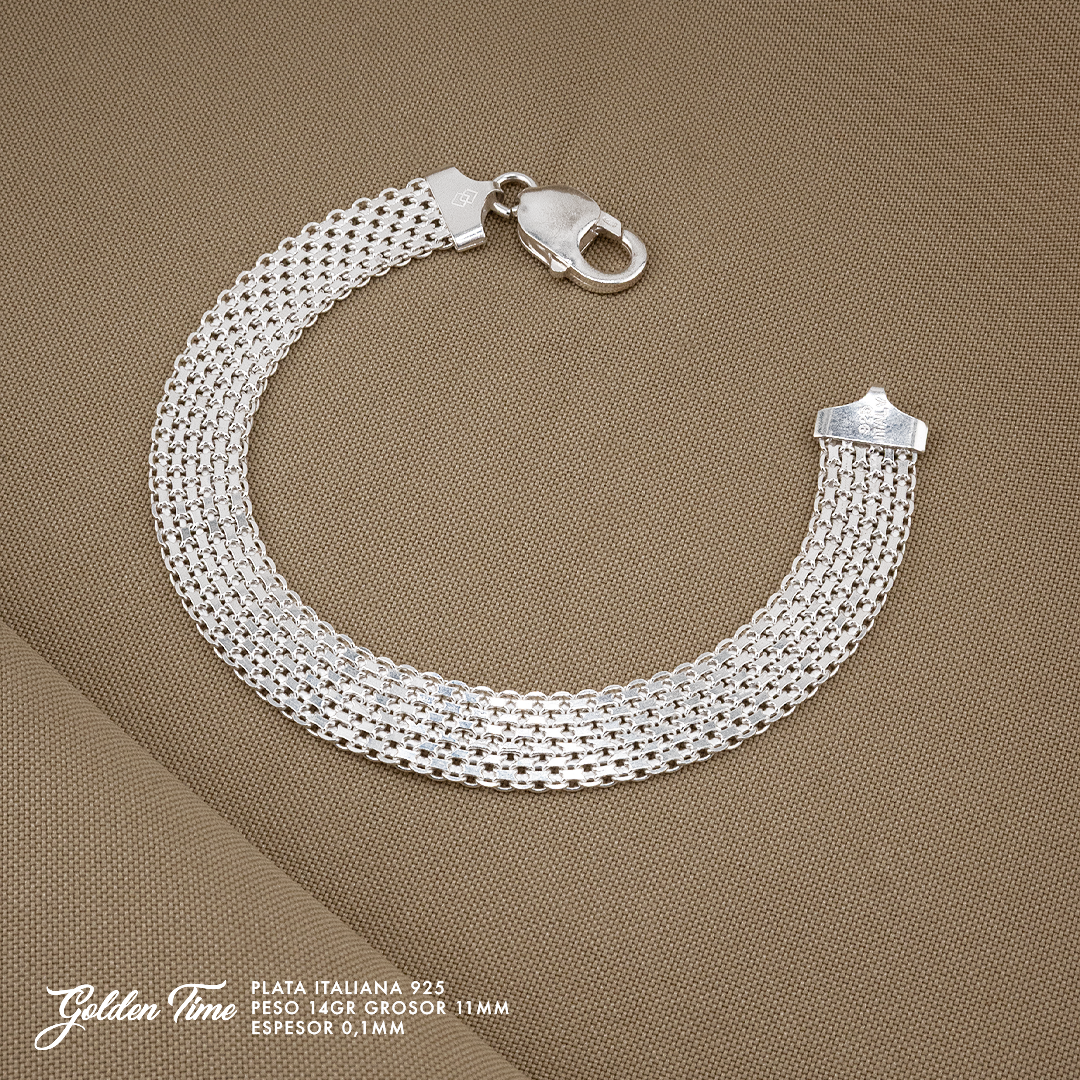 PULSERA CHINESCA PESO 14 GR GROSOR 11 MM