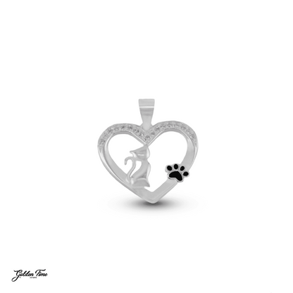 DIJE CORAZÓN GATUNO