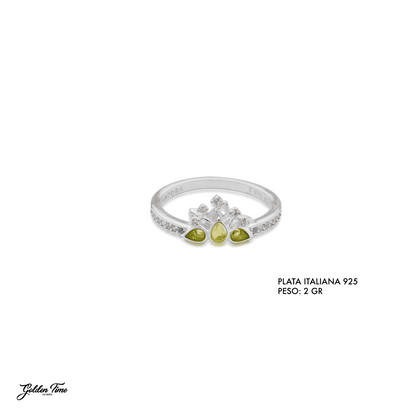 ANILLO TRÍO VERDE