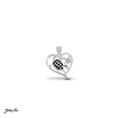 DIJE CORAZÓN TORTUGA
