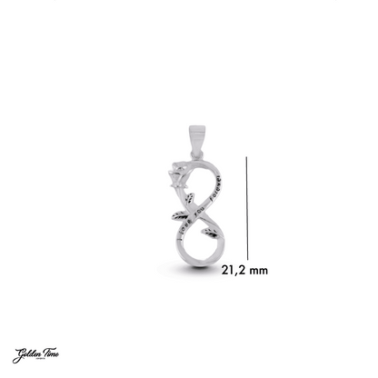 DIJE ROSA INFINITA
