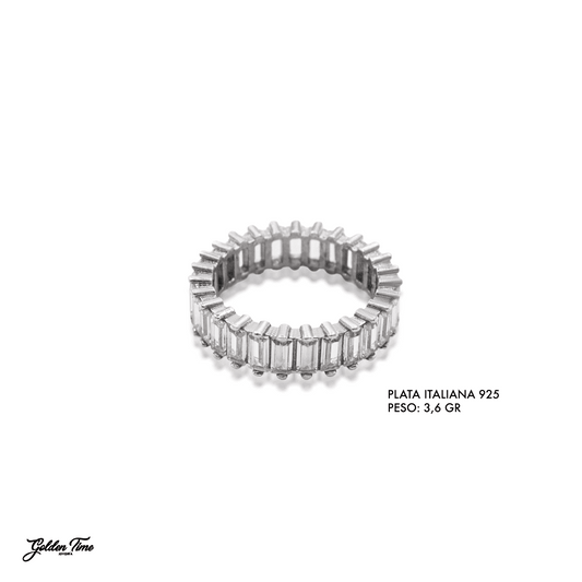 ANILLO BAGUETTE ETERNO