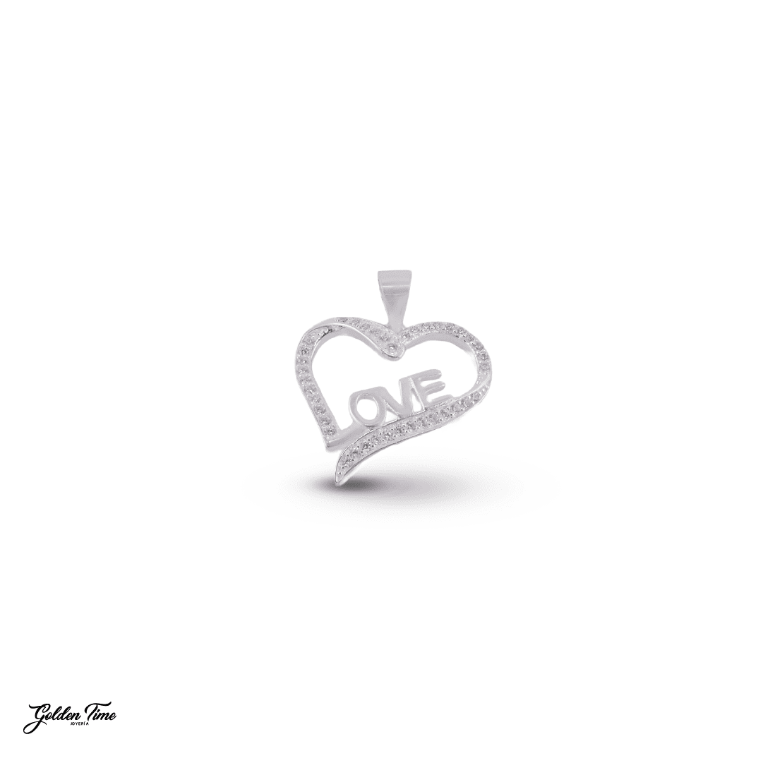 DIJE CORAZÓN LOVE