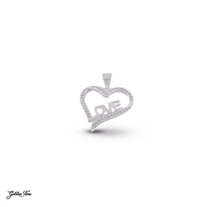 DIJE CORAZÓN LOVE