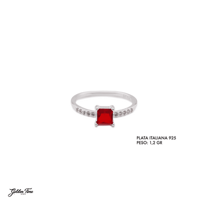 ANILLO CUADRADO LUX
