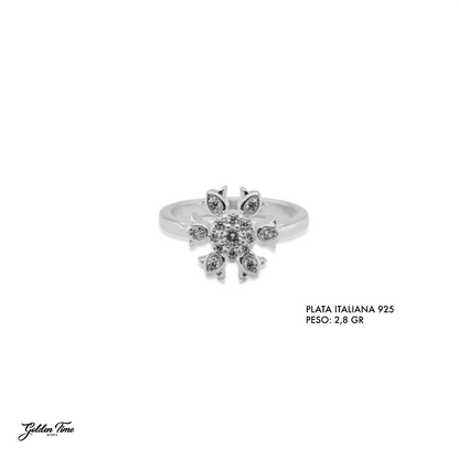 ANILLO FLOR DESTELLO
