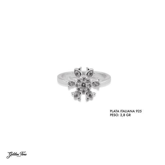 ANILLO FLOR DESTELLO