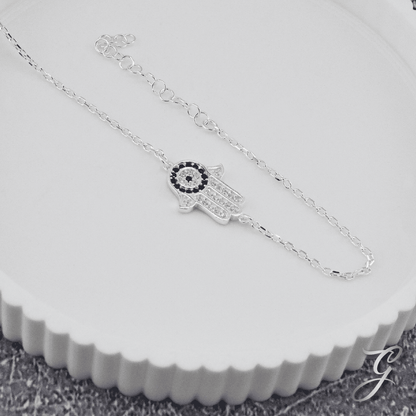 PULSERA PLATA HAMSA
